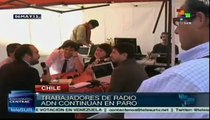Continúa huelga de trabajadores de ADN en Chile