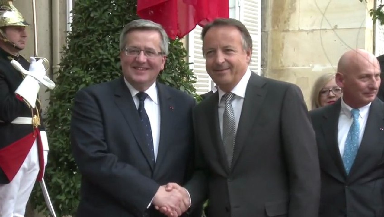 [Présidence] Visite d'État de Bronislaw Komorowski,  Président de la République de Pologne