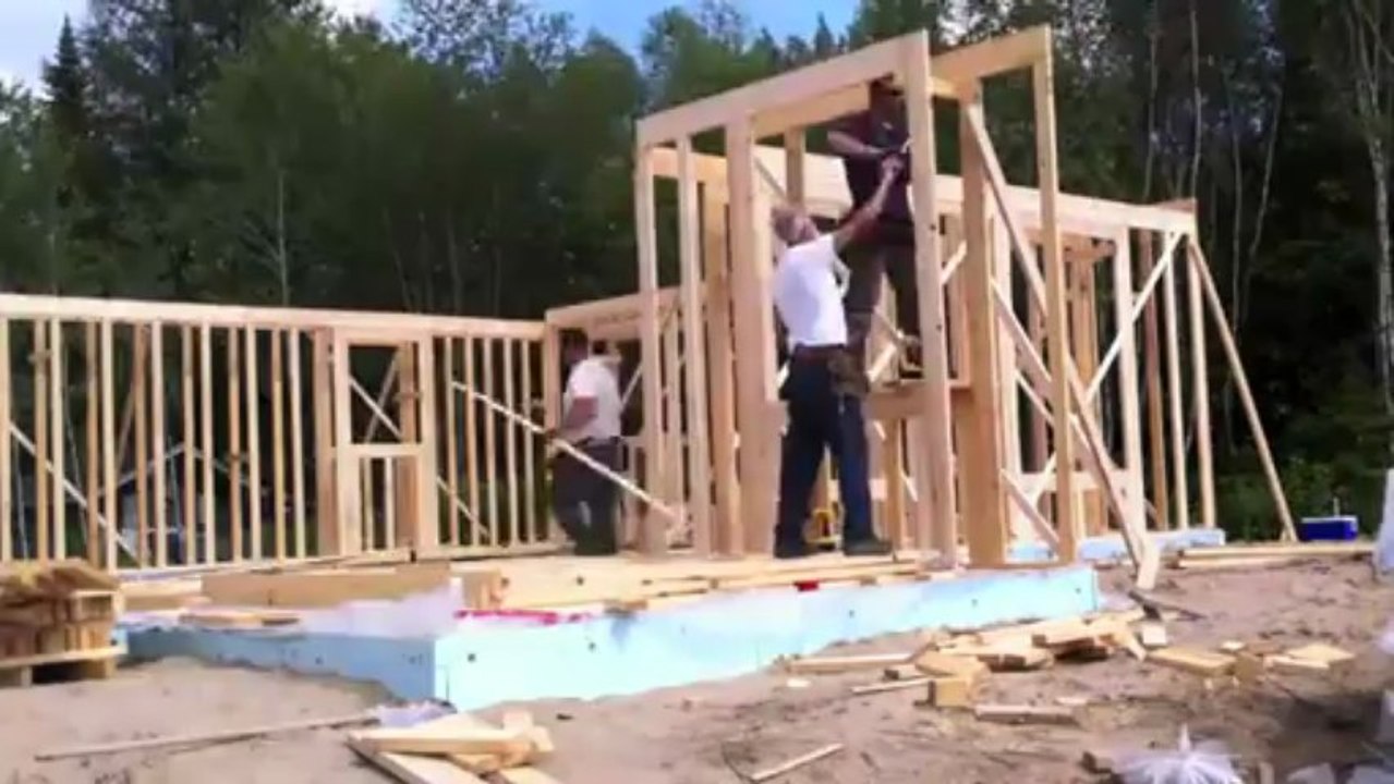 Assemblage de l'ossature GREB