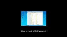 How to Hack WiFi Password - WiFi Password Hacker Download 2013