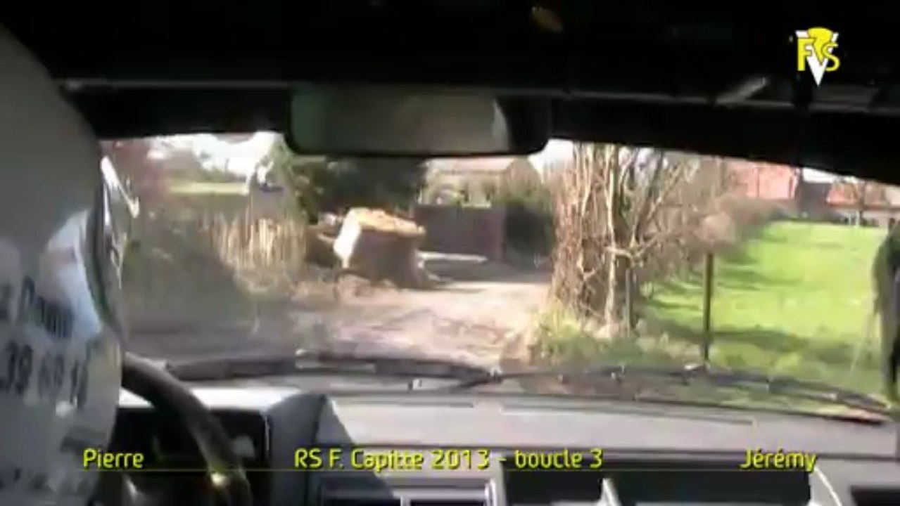 RS F. Capitte 2013 on-board Pierre Bouillé Peugeot 205 3-10 boucle 3