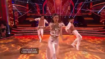 Zendaya Coleman, Valentin Chmerkovskiy & Gleb Savchenko - Salsa