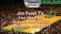 FREE NBA Pick, Bulls vs. Heat Game 2, Wednesday, May 8, 2013