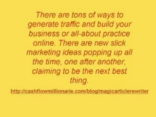 Magic Article Rewriter And Magic Article Submitter | Magic Article Rewriter And Magic Article Submitter