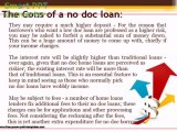 Springhill Group Home Loans and Deposits on No Doc Home Loans  Pros and Cons