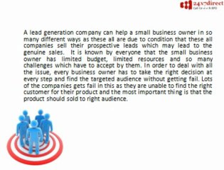 Merits and Demerits of Lead Generation for a Small Business