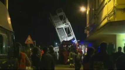 Trois morts après la collision entre un navire et une tour de contrôle, dans le port de Gênes