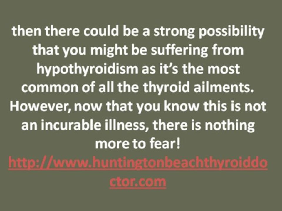 Taking Care of Our Thyroid