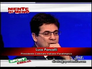 Luca Pancalli, una vita per lo sport a Niente di Meno