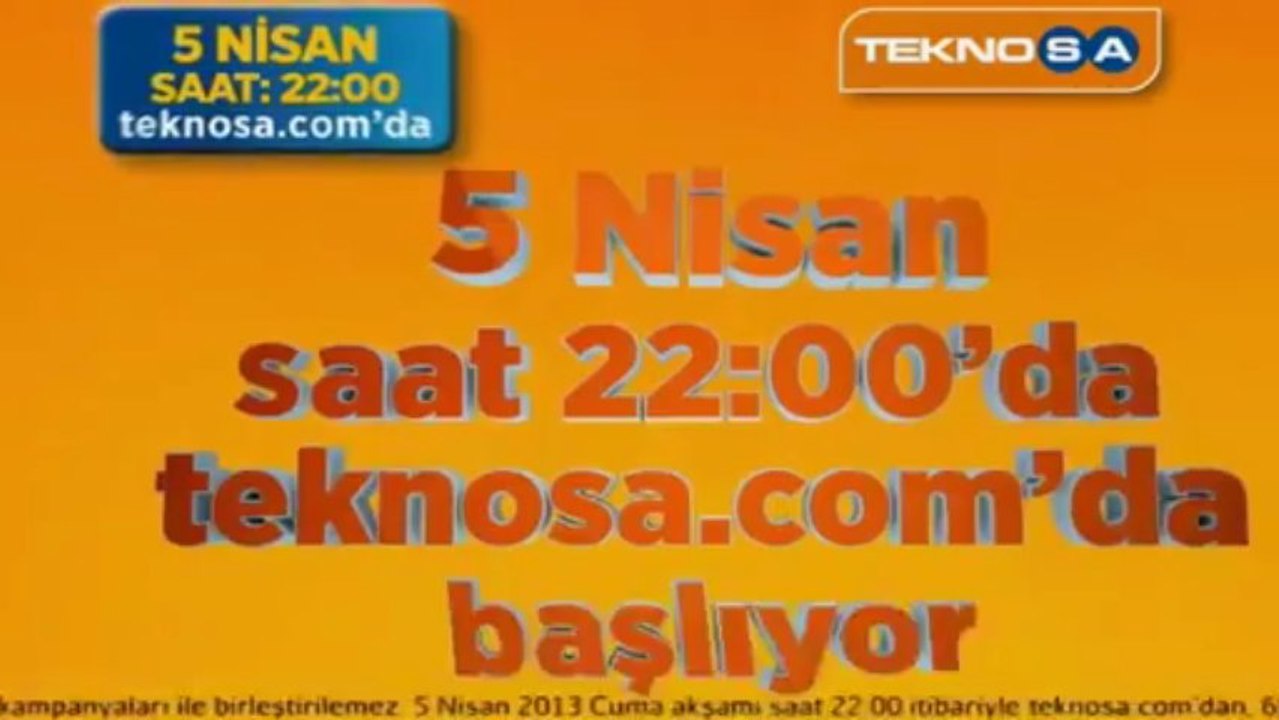 Turuncu İndirim 5 - 6 Nisan