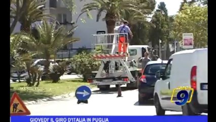 Giovedì il giro d'Italia in Puglia