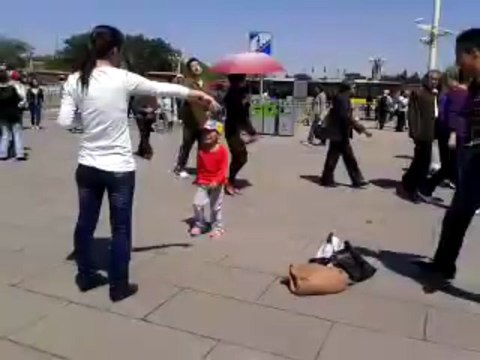 funny little guy taking photos