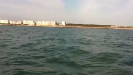 La baie des Sables d'Olonne depuis notre bateau Leader 545