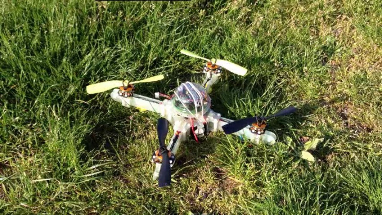 MiniWiiCopter: nouveau châssis époxy 1mm