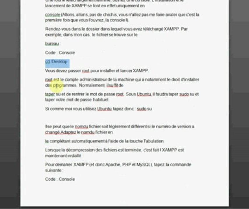 "webdesign-x.fr" tuto XAMP partie 2  "webmaster paris" "creation site paris"