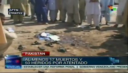 Nuevos atentados durante acto electoral en Pakistán