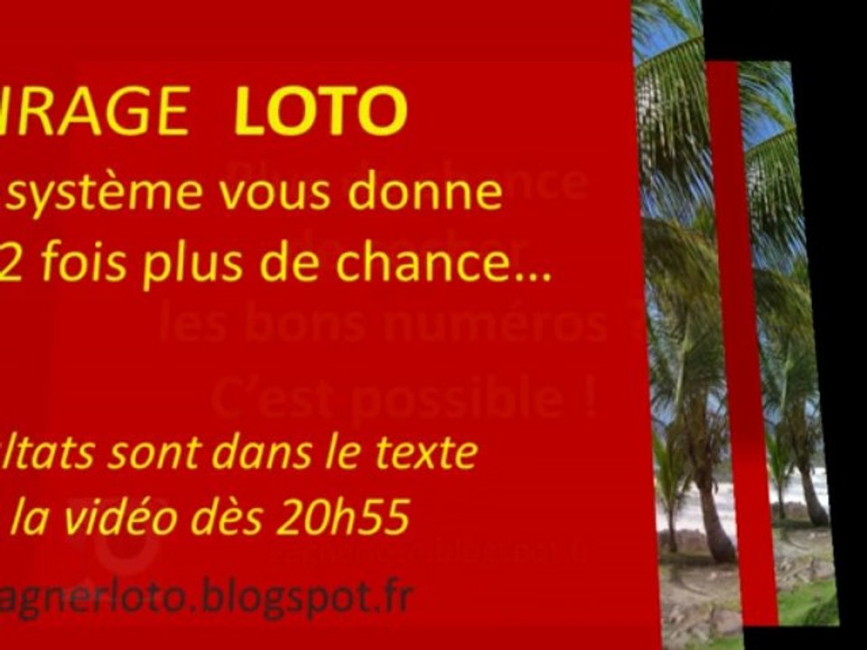 LOTO résultat du tirage de ce lundi 13 mai Notre système loto