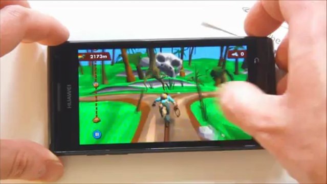 Huawei Ascend P1 XL - демонстрация работы