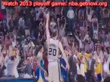 Watch San Antonio Spurs vs Golden State Warriors Playoffs 2013 game 2 Streaming