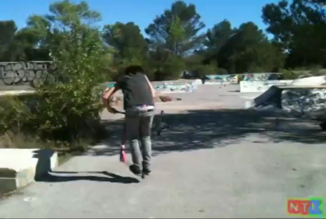 Trotinette freestyle - debutant