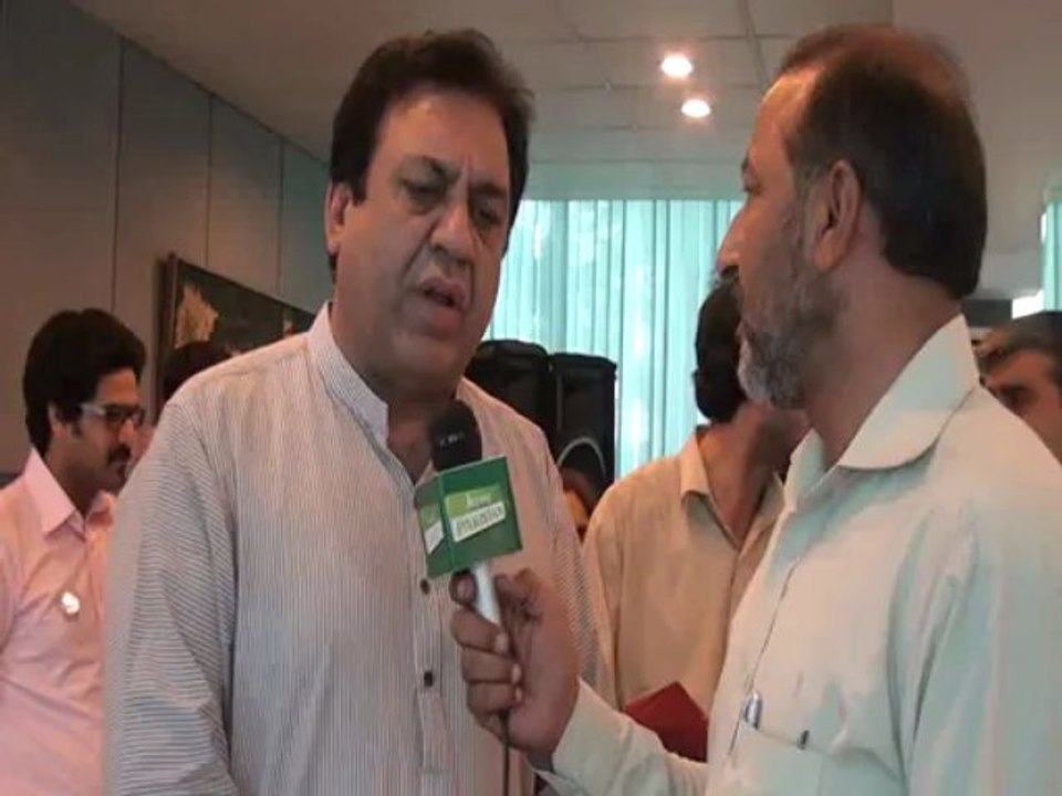 Sohail Ahmad (Azizi)talked with Shakeel Anjum(www.jeeveypakistan.com)at LCCI