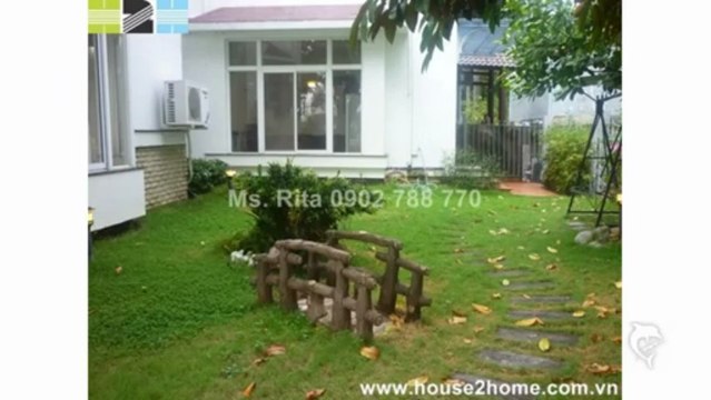 Beautiful villa for rent in My Thai, Phu My Hung, Dist.7, HCMC, 1800$_month.
