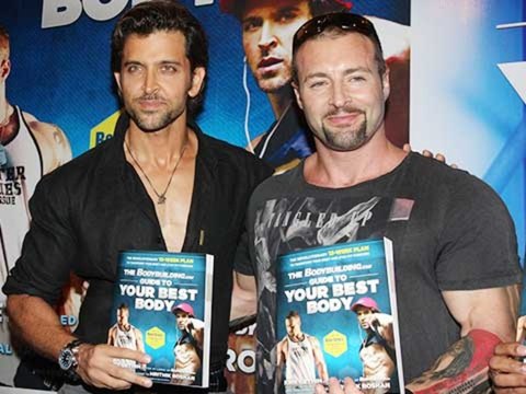 Hrithik Roshan Unveils Kris Gethins Fitness Book