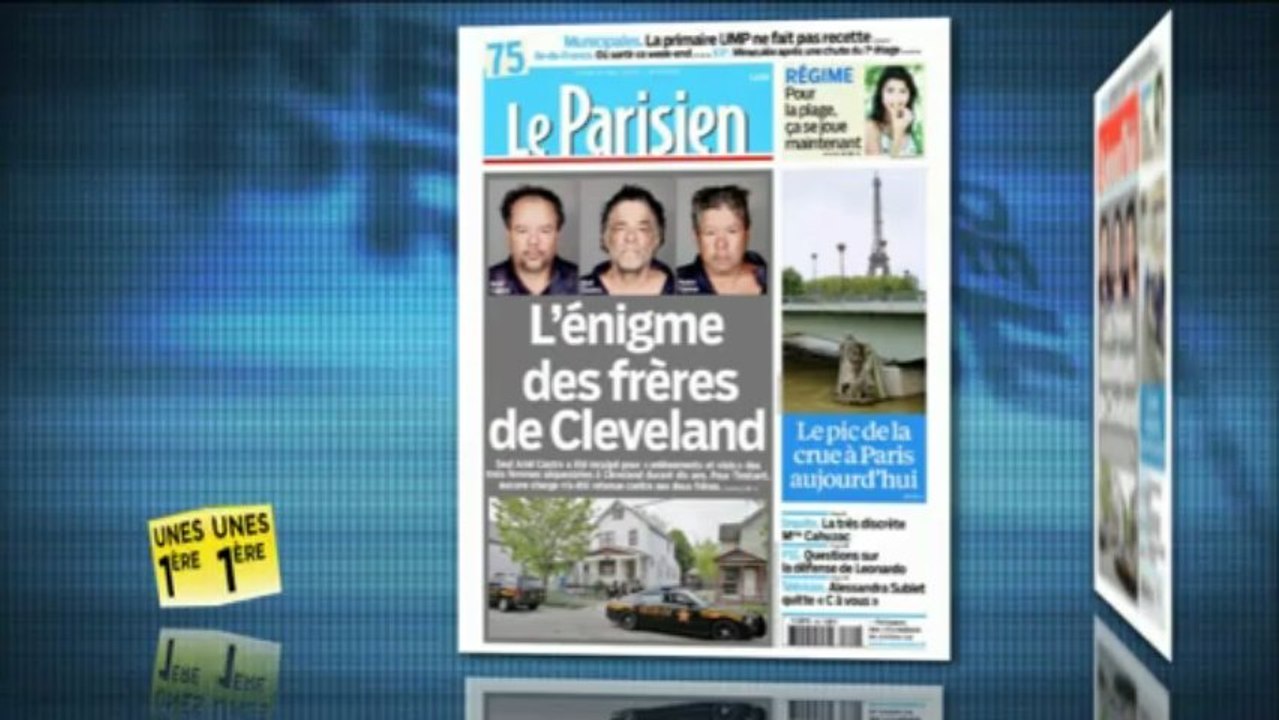 Revue de presse Unes 1ère - 09 mai 2013