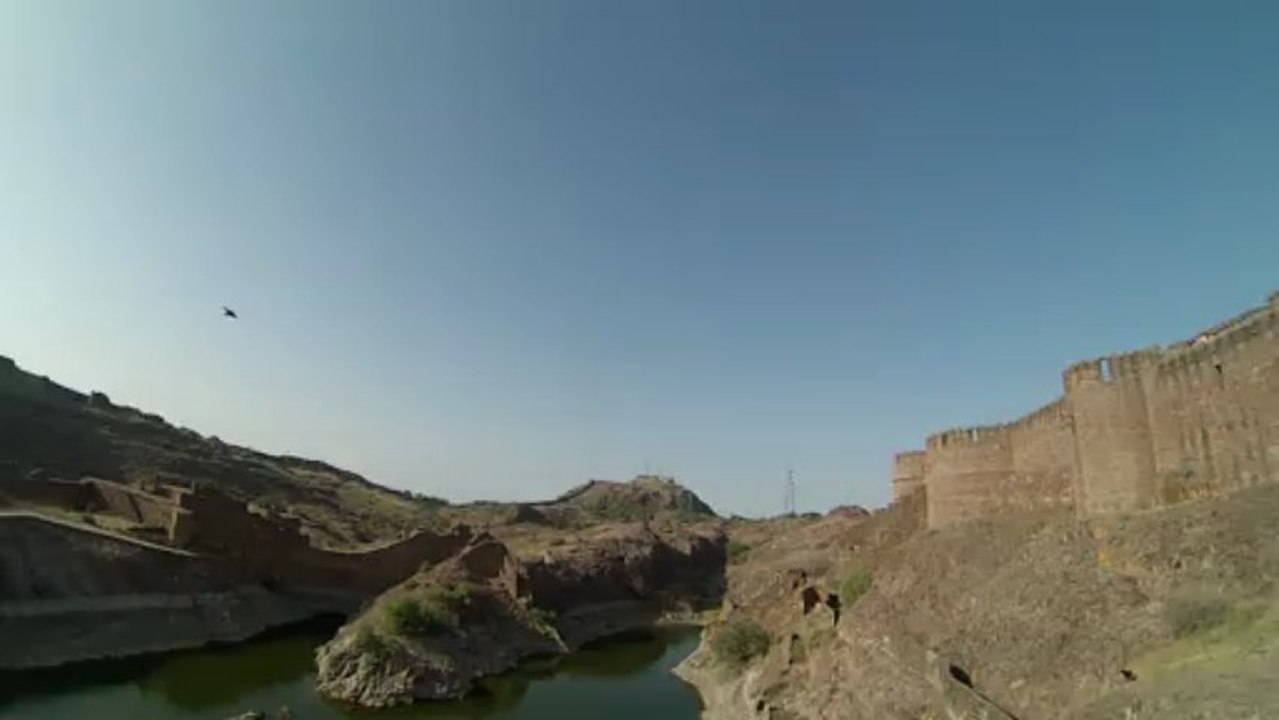 Le parcours en Tyrolienne à coté du fort de Méhragar