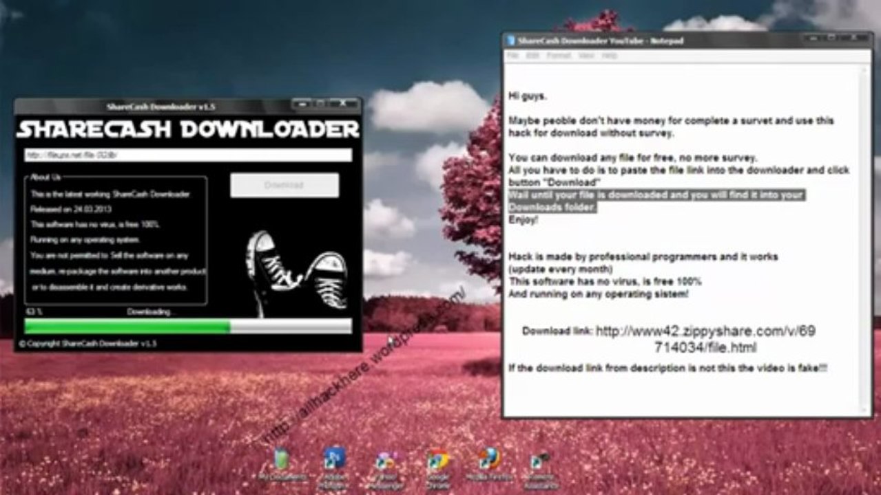 # NEW ShareCash Downloader 2013 Updated by anonymous