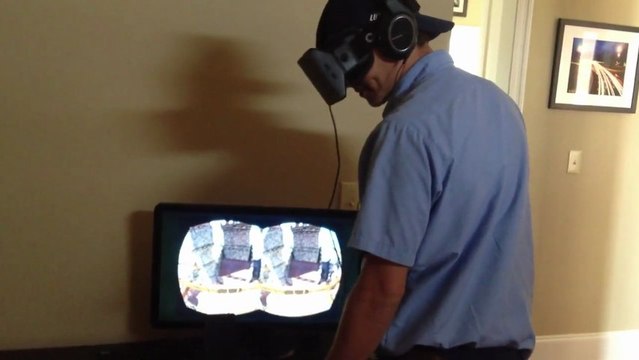 Simulateur de montagne russe avec l'Oculus Rift