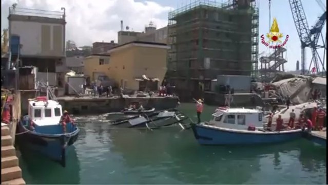 Genova - Nave contro torre del porto, morti e feriti -3- (08.05.13)
