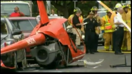 Etats-Unis : un hélicoptère s'écrase dans une rue d'Honolulu