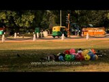 No one to play with these balls??? - India Gate, Delhi