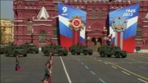 Démonstration de force à Moscou, pour fêter la capitulation allemande de 1945