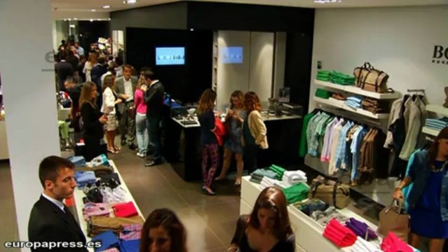 María de Villota y Sergio Pérez, invitados de honor del Hugo Boss store de Barcelona