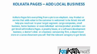 Kolkata Pages - Yellow Pages Of India