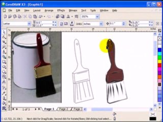 Artistic media in CorelDRAW - freeurducomputertutorials.blogspot.ae/