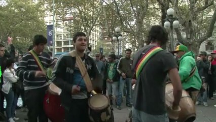 Uruguayans protest for marijuana decriminalization