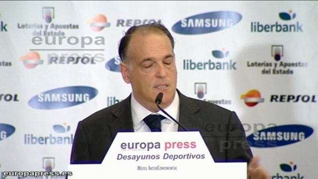 Tebas espera sanear a los clubes en cuatro años