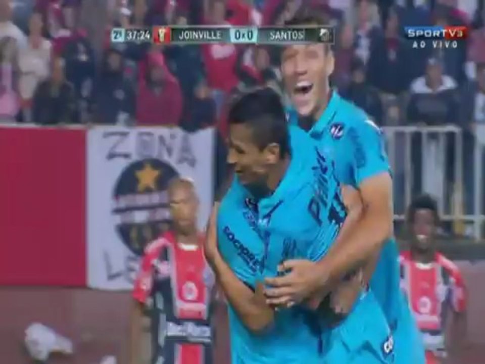 Santos vence Joinville fora e joga pelo empate na Vila