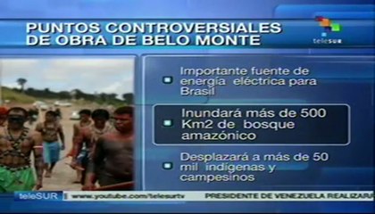 Controversia en Brasil por proyecto hidroeléctrico en la Amazonía