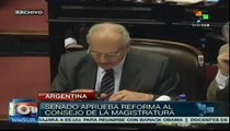 Argentina aprobó la reforma al Consejo de la Magistratura