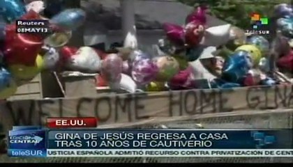 Gina de Jesús regresa a casa tras 10 años de cautiverio