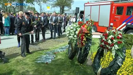 Herdenking omgekomen brandweermannen De Punt - RTV Noord