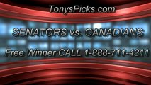 Montreal Canadians versus Ottawa Senators Pick Prediction NHL Playoff Game 5 Lines Odds Preview 5-9-2013