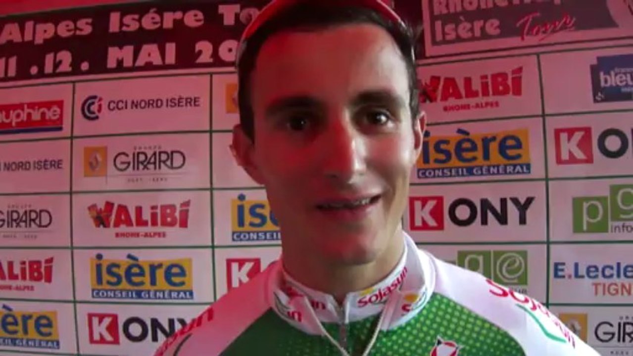 Rhône-Alpes Isère Tour - Et. 1 : La réaction d'Alexis Vuillermoz 2e