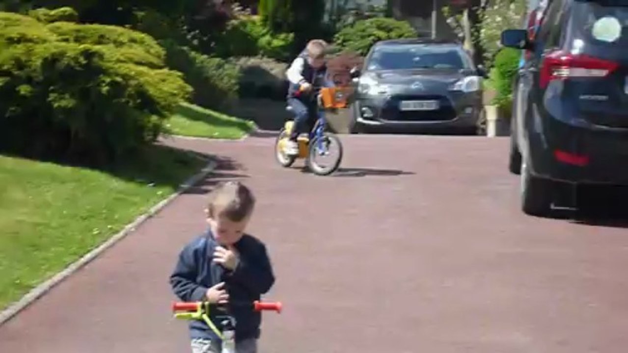 a fond sur mon vélo