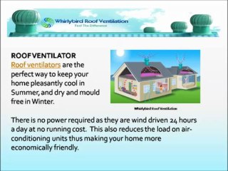 WhirlyBird Roof Ventilation | Roof Ventilators