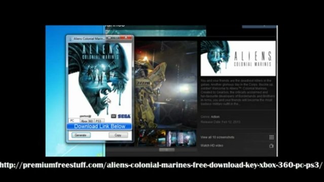Aliens Colonial Marines Free CD Key Generator - (Xbox 360, PS3, PC)
